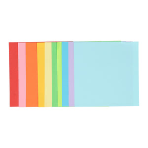 Creative craft group vouwblaadjes 15x15cm, 120 vellen 10 kleuren