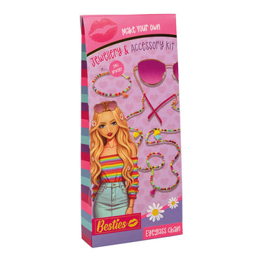 Besties sieraden- accessoireset brilkoord met armbandje