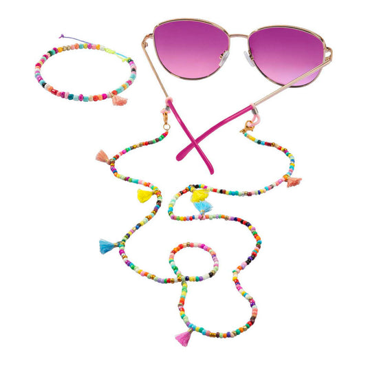 Besties sieraden- accessoireset brilkoord met armbandje