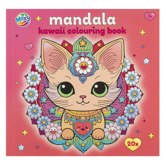 Creative craft group moxy kleurboek mandala kawaii 20p