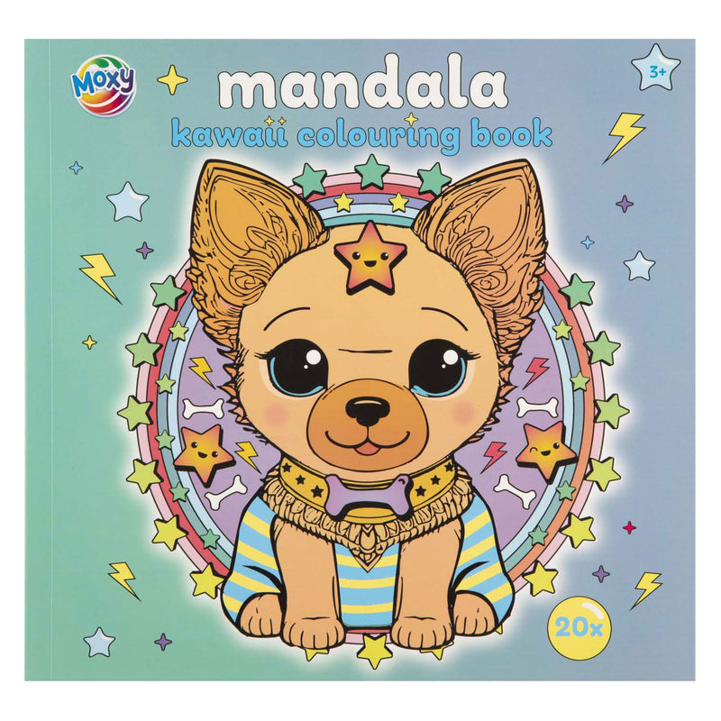 Load image into Gallery viewer, Creative craft group moxy kleurboek mandala kawaii 20p
