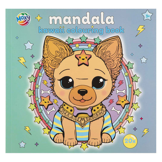 Creative craft group moxy kleurboek mandala kawaii 20p