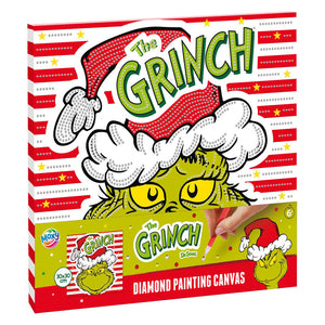 Creative craft group diamond painting canvas the grinch - 30x30cm