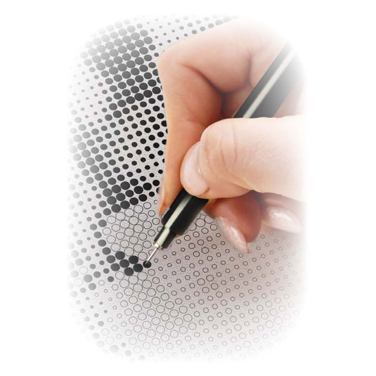 Craft id stippenkunst op doek hond - 40 x 30 cm - incl. fineliners