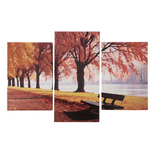 Creative craft group diamond painting drieluik set - landschap