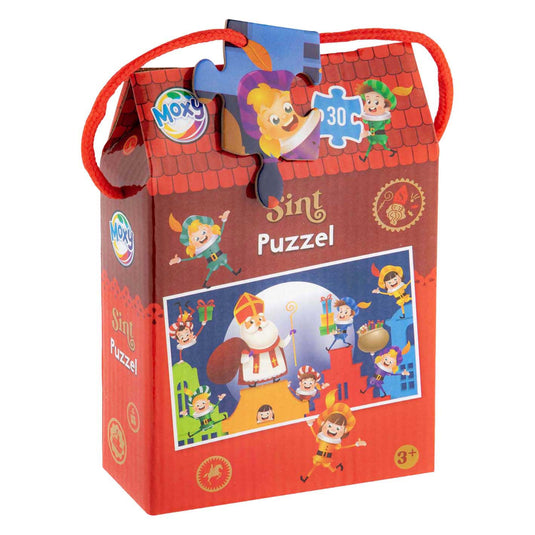 Creative craft group sinterklaas puzzel in doosje - 30st.