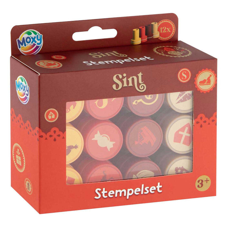 Load image into Gallery viewer, Creative craft group sinterklaas zelfinktende stempels - 12st.
