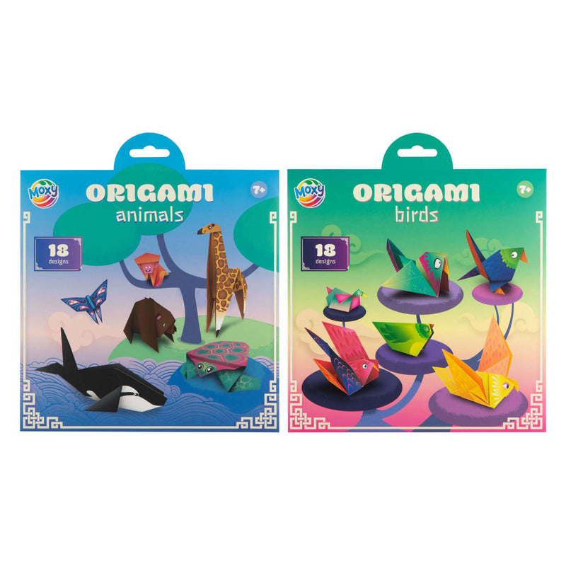 Load image into Gallery viewer, Creative craft group origami 19,5x19,5cm - 12 vellen en 18 designs
