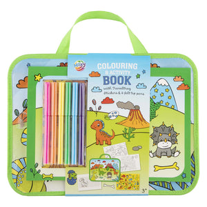 Creative craft group reistray incl. kleur- activiteitenboek - dinosaurus