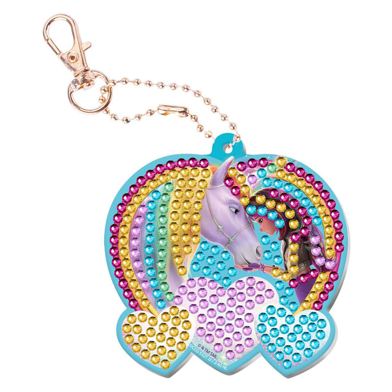 Load image into Gallery viewer, Moxy unicorn academy diamond painting sleutelhanger - 20,5x7,5 cm
