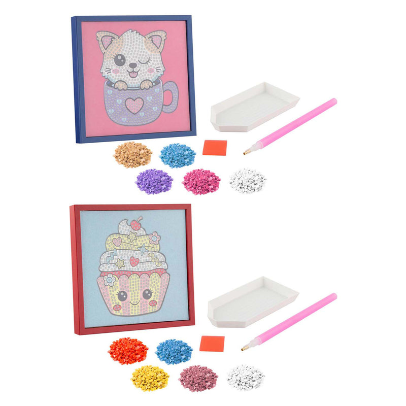 ギャラリービューアに画像をロードする, Creative craft group diamond painting fluweel incl. lijst
