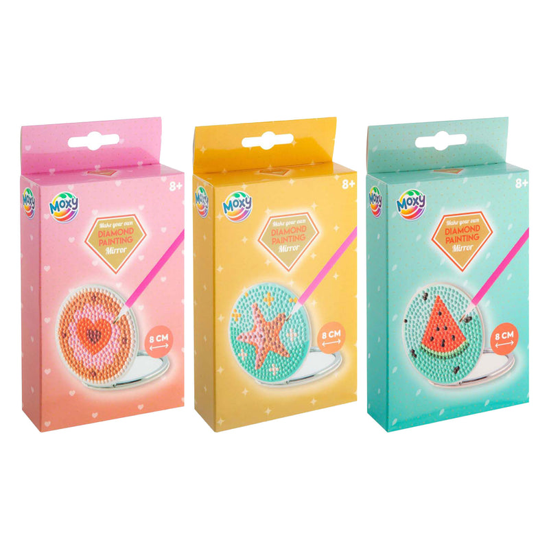 Afbeelding laden in galerijviewer, Creative craft group diamond painting handspiegel versieren - 8 cm
