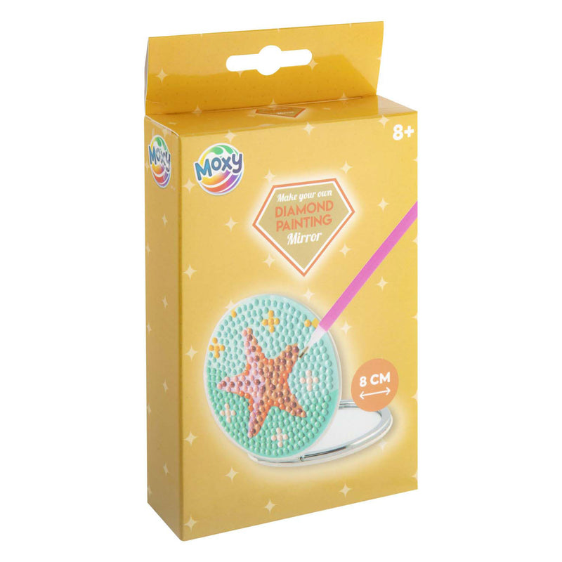 Afbeelding laden in galerijviewer, Moxy diamond paintinging spiegel ø8cm 3 assorti
