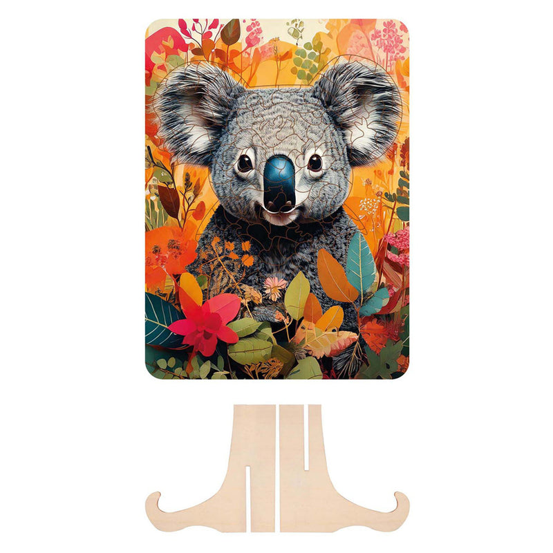 Load image into Gallery viewer, Moxy houten puzzel koala unieke vormen
