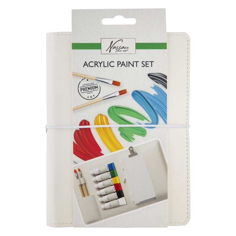 Cargue la imagen en el visor de la galería, Creative craft group nassau acryl opbergmap incl. verf en penselen
