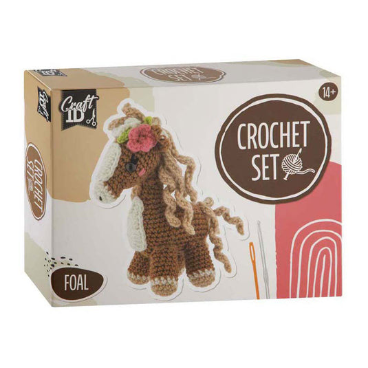 Creative craft group haakpakket veulen - incl. naald en draad