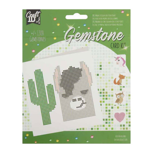 Creative craft group gemstone card kit dieren