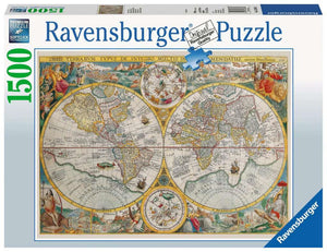 Ravensburger puzzel historische kaart 1500pcs