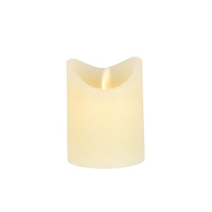 Daily home led kaars 7,5x10 cm creme | 4 stuks