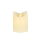 Daily home led kaars 7,5x10 cm creme | 4 stuks