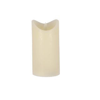 Daily home led kaars 7,5x15 cm creme | 4 stuks