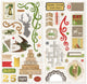 Bo bunny • christmas collage 30,5x30,5cm chipboard