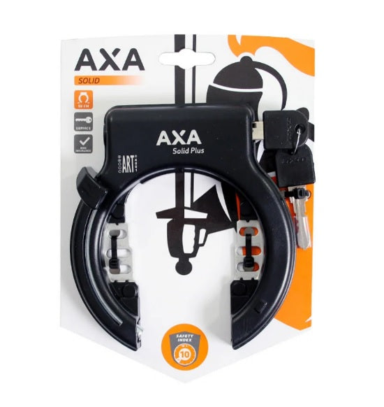 Chargez l'image dans la visionneuse de la galerie, Axa ringslot solid plus zwart (op kaart)
