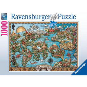 Ravensburger puzzel 1000 stukjes geheimzinnig atlantis