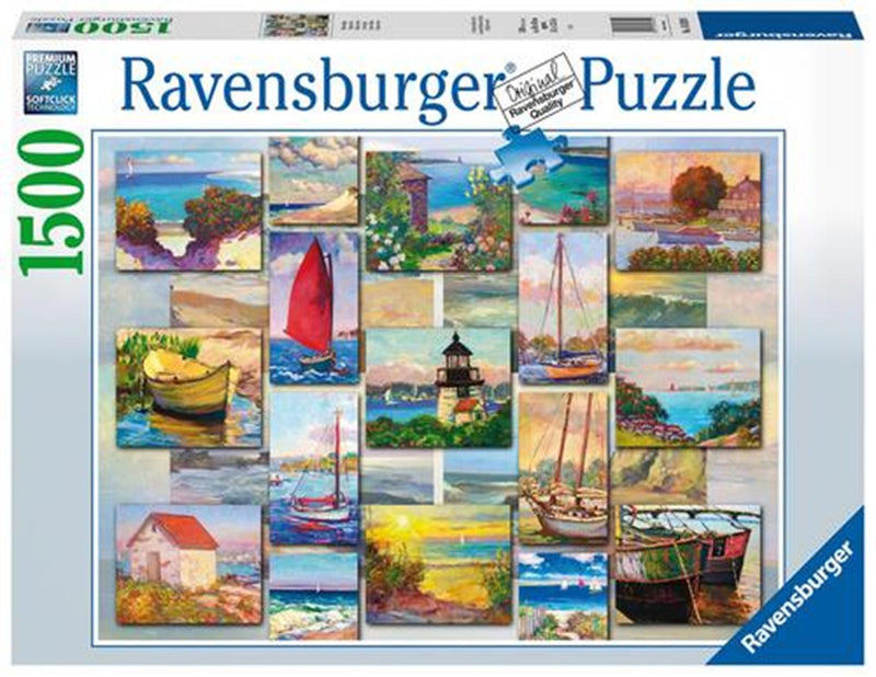 Load image into Gallery viewer, Ravensburger puzzel coastal collage
