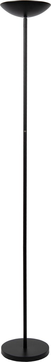 Lucide zenith - vloerlamp - led dimbaar - 1x20w 3000k - zwart