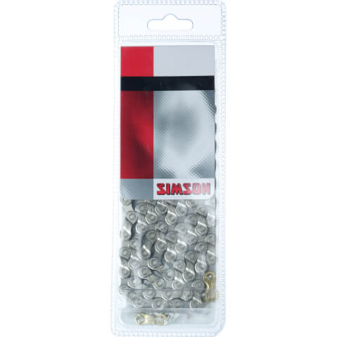Load image into Gallery viewer, Simson Ketting Derailleur 7 8 - Fietsketting 116 schakels - 7 8 speed - 1 2 x 3 32 - Zwart

