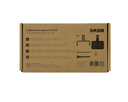 Load image into Gallery viewer, Simson schijfremblokset organisch (25 paar)
