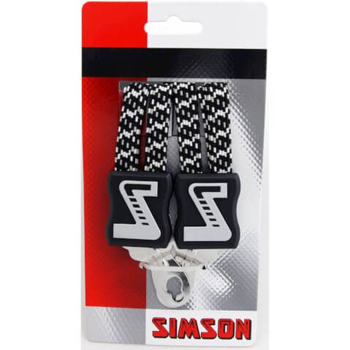 Snelbinder Simson zwart wit xl