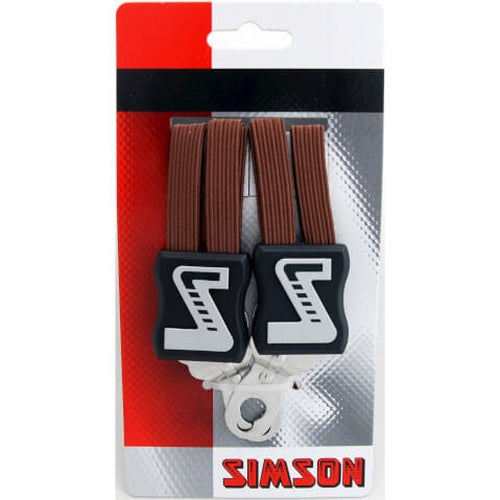Snelbinder Trio Simson met 3 binders - bruin