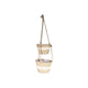 Bela arte manden hangend ã˜19xh14cm + ã˜22xh17cm totale hoogte 75cm met plastic liner