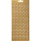 Stickers, harten, vel 10x23 cm, goud, 1 vel