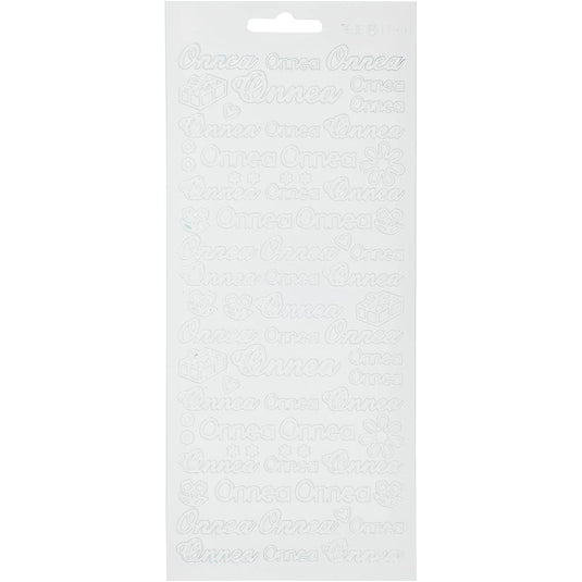 Https: www.cchobby.nl stickers-onnea-vel-10x23-cm-wit-1-vel