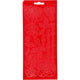 Stickers, rozen, vel 10x23 cm, rood, 1 vel