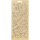 Stickers, vlinders, vel 10x23 cm, goud, 1 vel