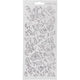 Stickers, vlinders, vel 10x23 cm, zilver, 1 vel