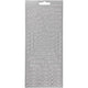 Stickers, onnea aidille, vel 10x23 cm, zilver, 1 vel