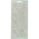 Stickers, bladeren, vel 10x23 cm, goud, 1 vel