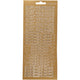 Stickers, hyvaa onnelista, vel 10x23 cm, goud, 1 vel