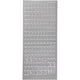Stickers, alfabet, vel 10x23 cm, zilver, 1 vel