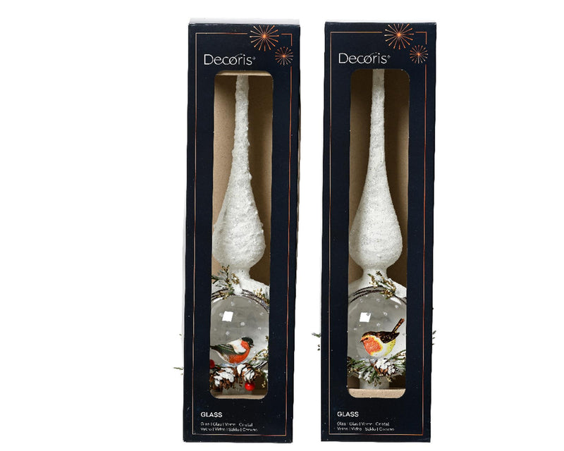 ギャラリービューアに画像をロードする, Decoris piek vogels van glas dia8cmx31cm
