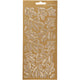 Stickers, twijgen, vel 10x23 cm, goud, 1 vel