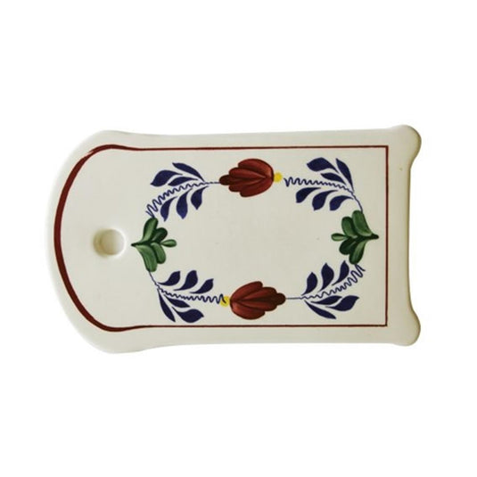 Boerenbont serveerplankje 25x15 cm