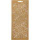 Stickers, hulst, vel 10x23 cm, goud, 1 vel