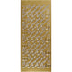 Stickers, konfirmation, vel 10x23 cm, goud, 1 vel