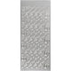 Stickers, konfirmation, zilver, 1 vel